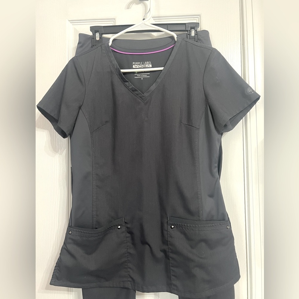 Purple Label Yoga by Healing Hands Scrub Set - Small